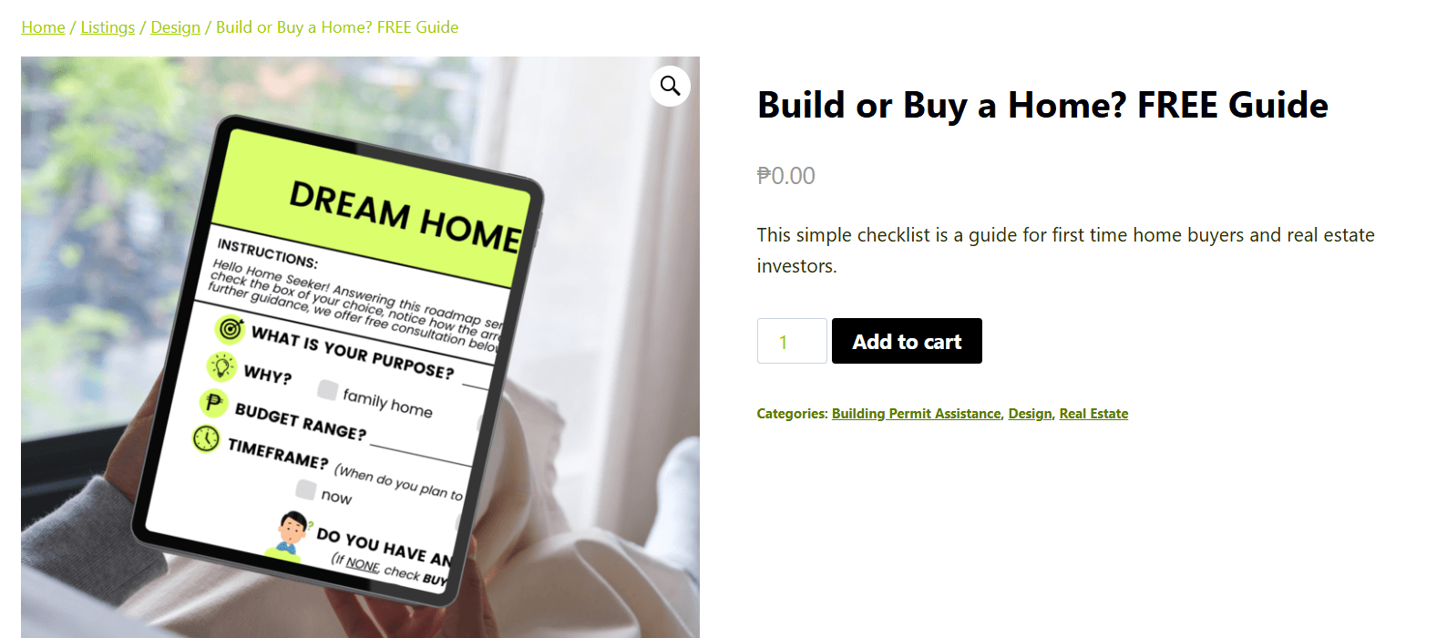 simple digital product